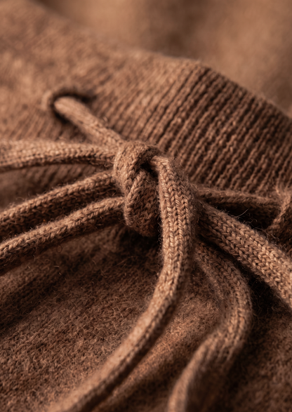 Pure Extra-Fine Merino Wool Caramel Luzzo Set | Auremmont