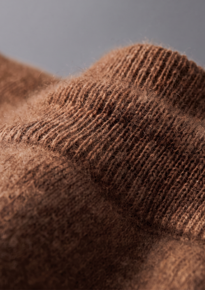 Pure Extra-Fine Merino Wool Caramel Luzzo Set | Auremmont