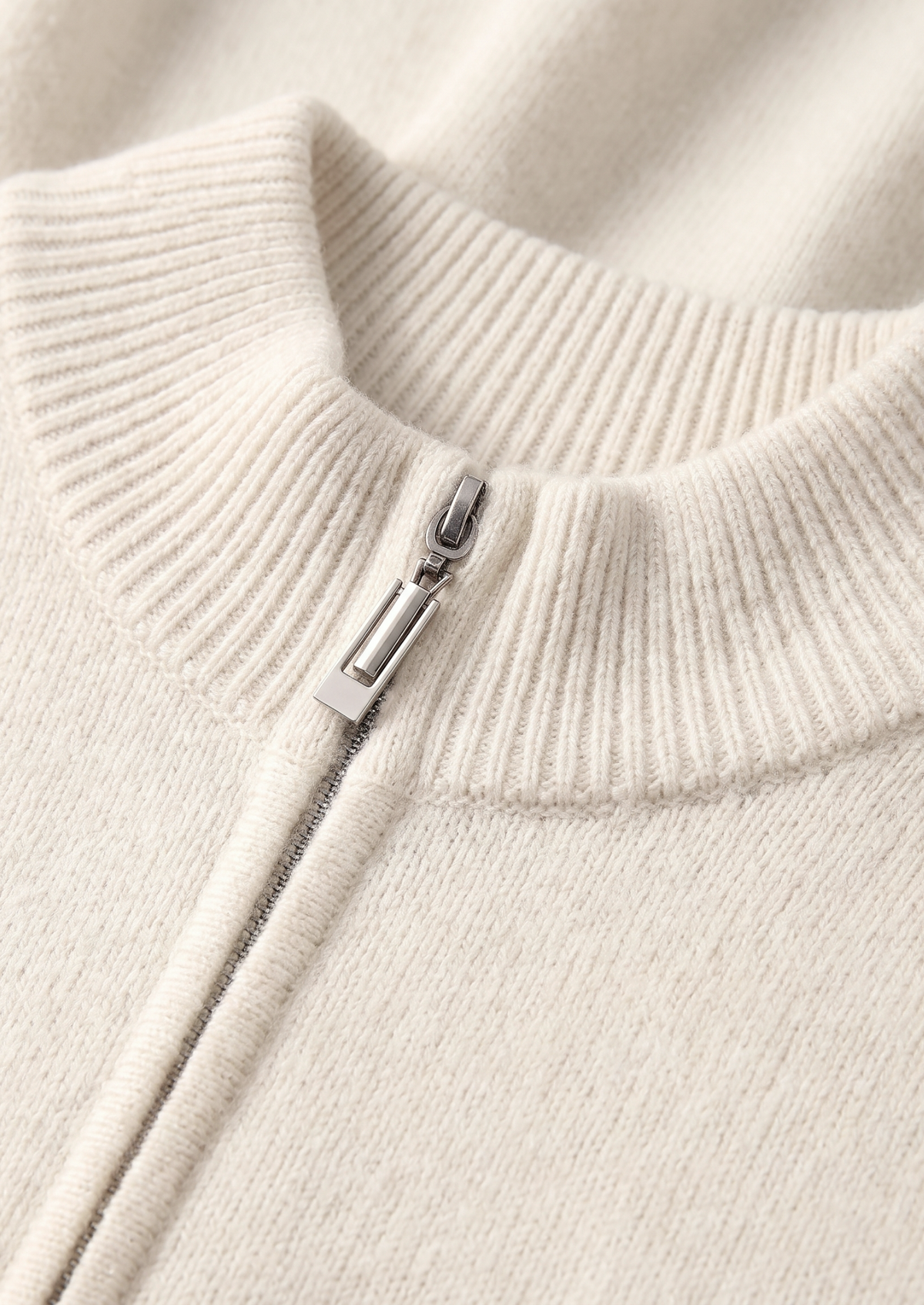 Pure Extra-Fine Merino Wool Cream White Luzzo Set | Auremmont