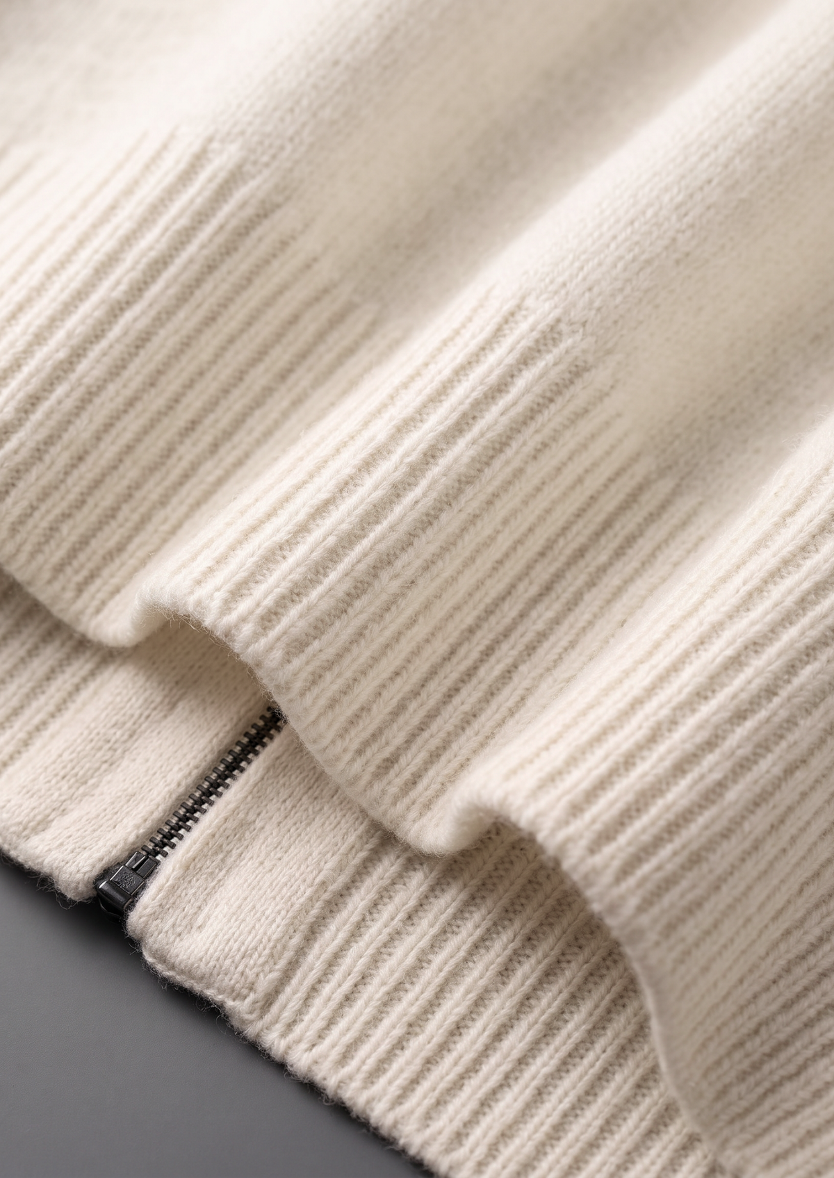 Pure Extra-Fine Merino Wool Cream White Luzzo Set | Auremmont