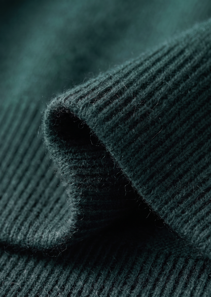 Pure Extra-Fine Merino Wool Sea Green Luzzo Set | Auremmont