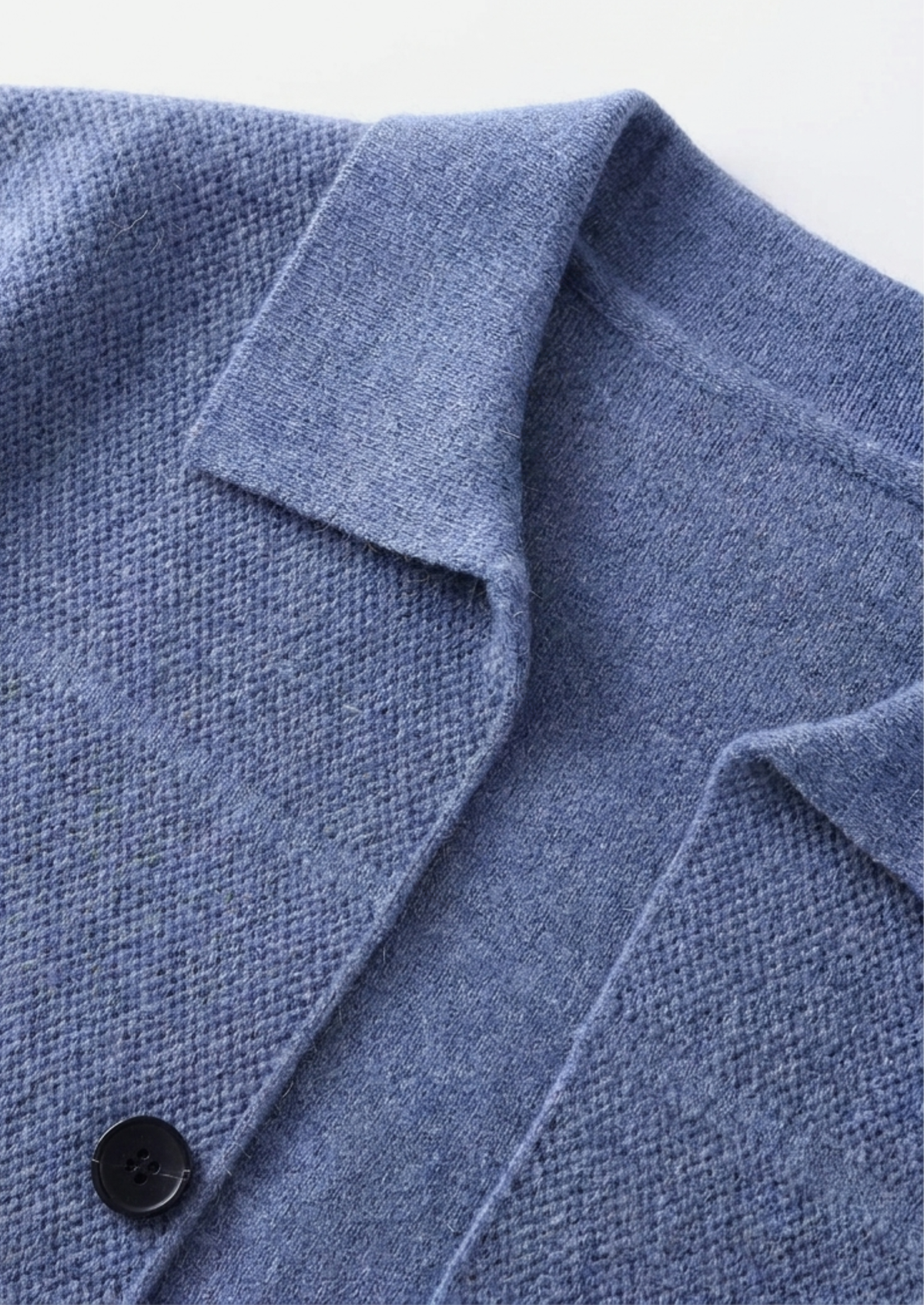 Pure Extra-Fine Merino Wool Button Overshirt | Auremmont