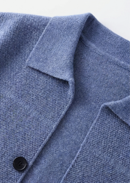 Pure Extra-Fine Merino Wool Button Overshirt | Auremmont
