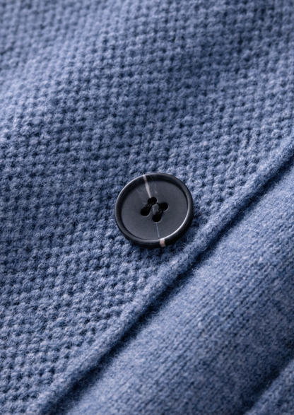 Pure Extra-Fine Merino Wool Button Overshirt | Auremmont